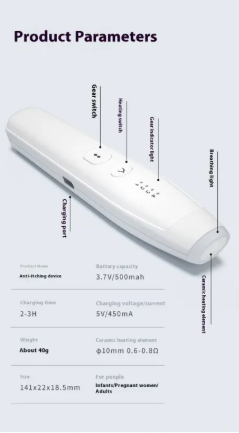 Infrared Pulse Anti-Itch Pen